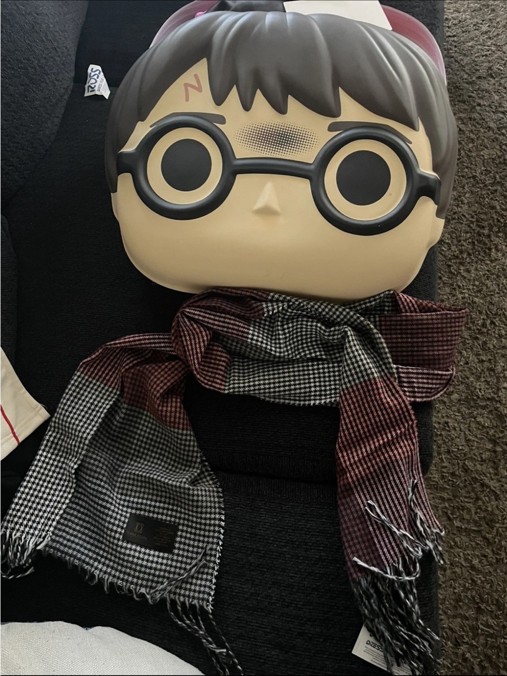 Harry Potter Funko Pop Oversized Halloween Costume Mask and Clara Clark scarf